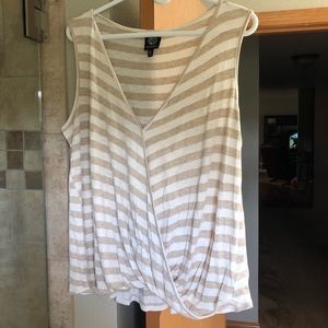 Striped scoop Tanktop